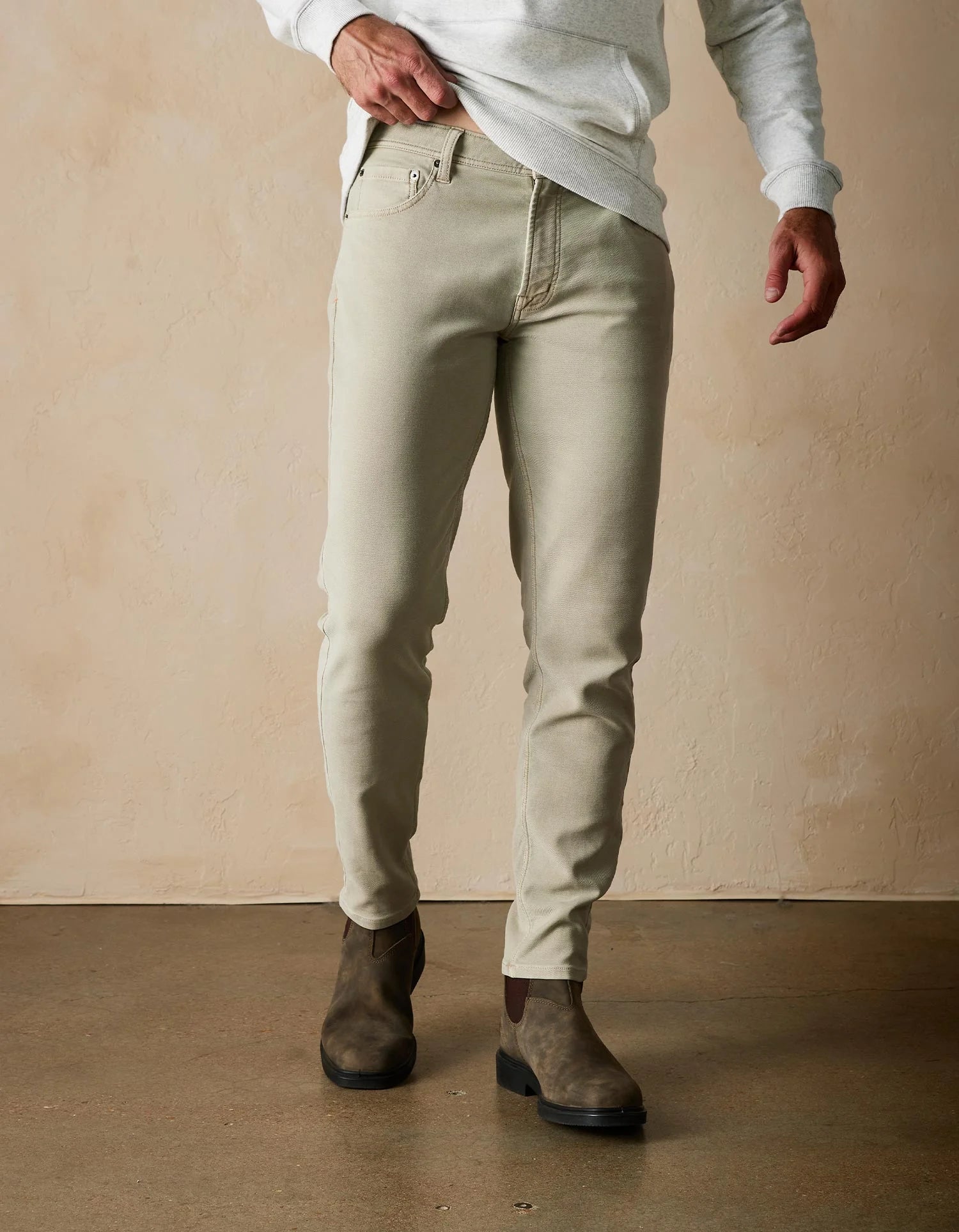 The Normal Brand Comfort Terry Pant - Sand Dune
