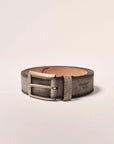 Johnnie-O Suede Belt - Tobacco