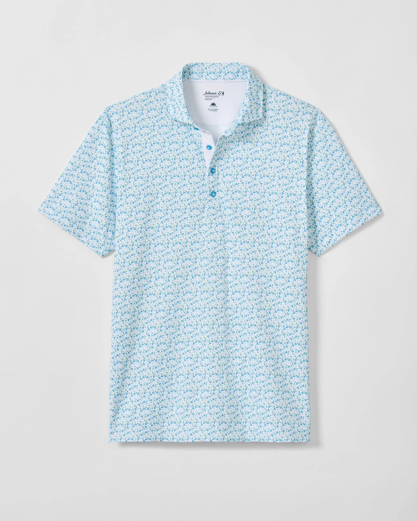 Johnnie-O Performance Mesh Polo - Cocktail Time - Dolphin