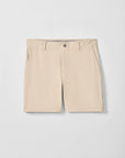 Johnnie-O Fusionn Knit Performance Pull-On Short- 7" - Stone
