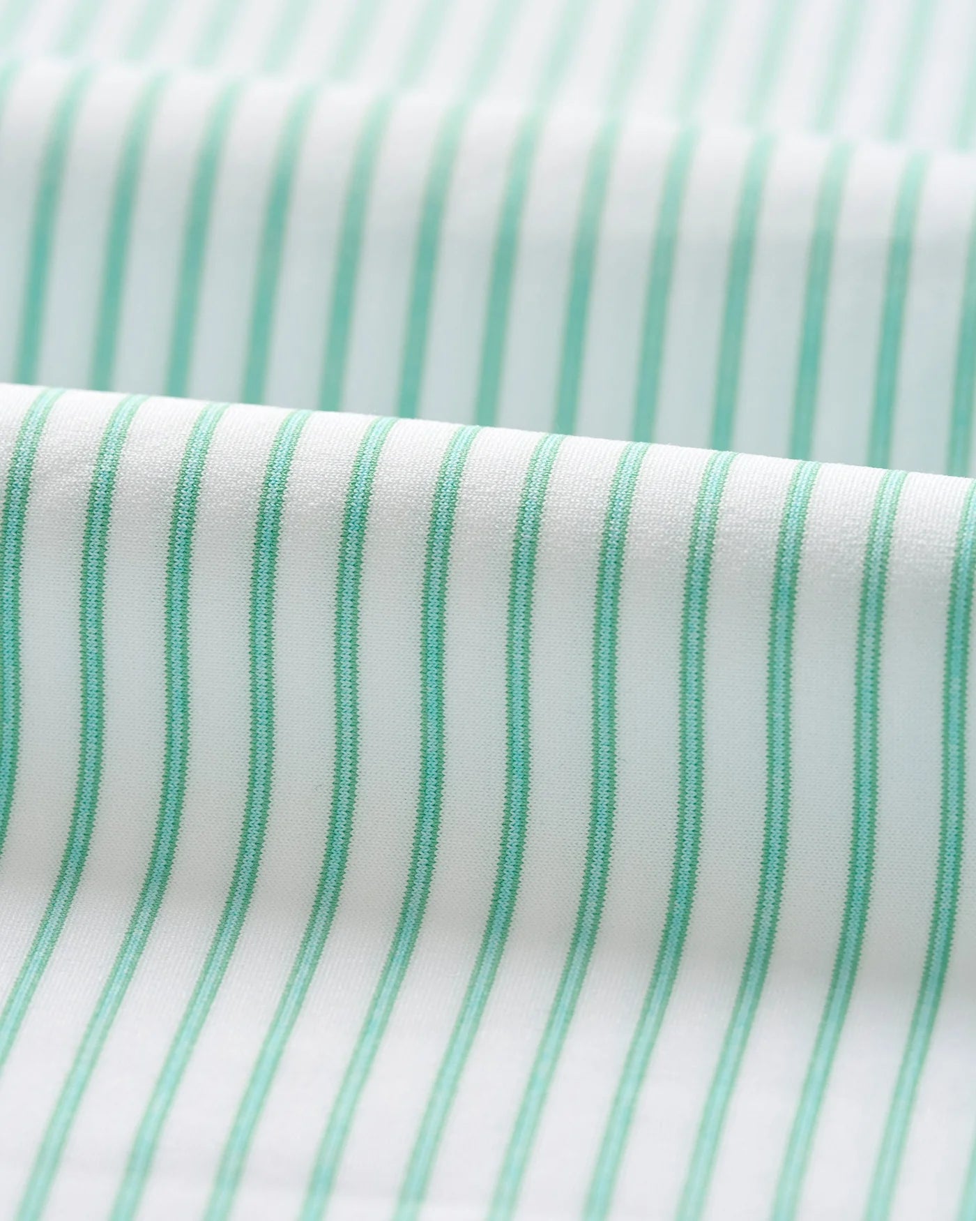 Johnnie-O Performance Jersey Polo - Michael Stripe - Cilantro