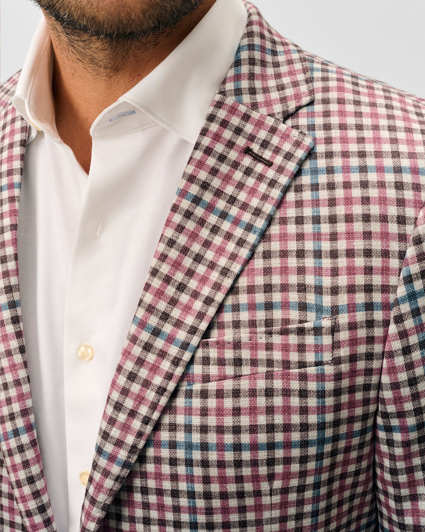 Johnnie-O Mitchiner Top Shelf Printed Knit Sport Coat - Hazelnut