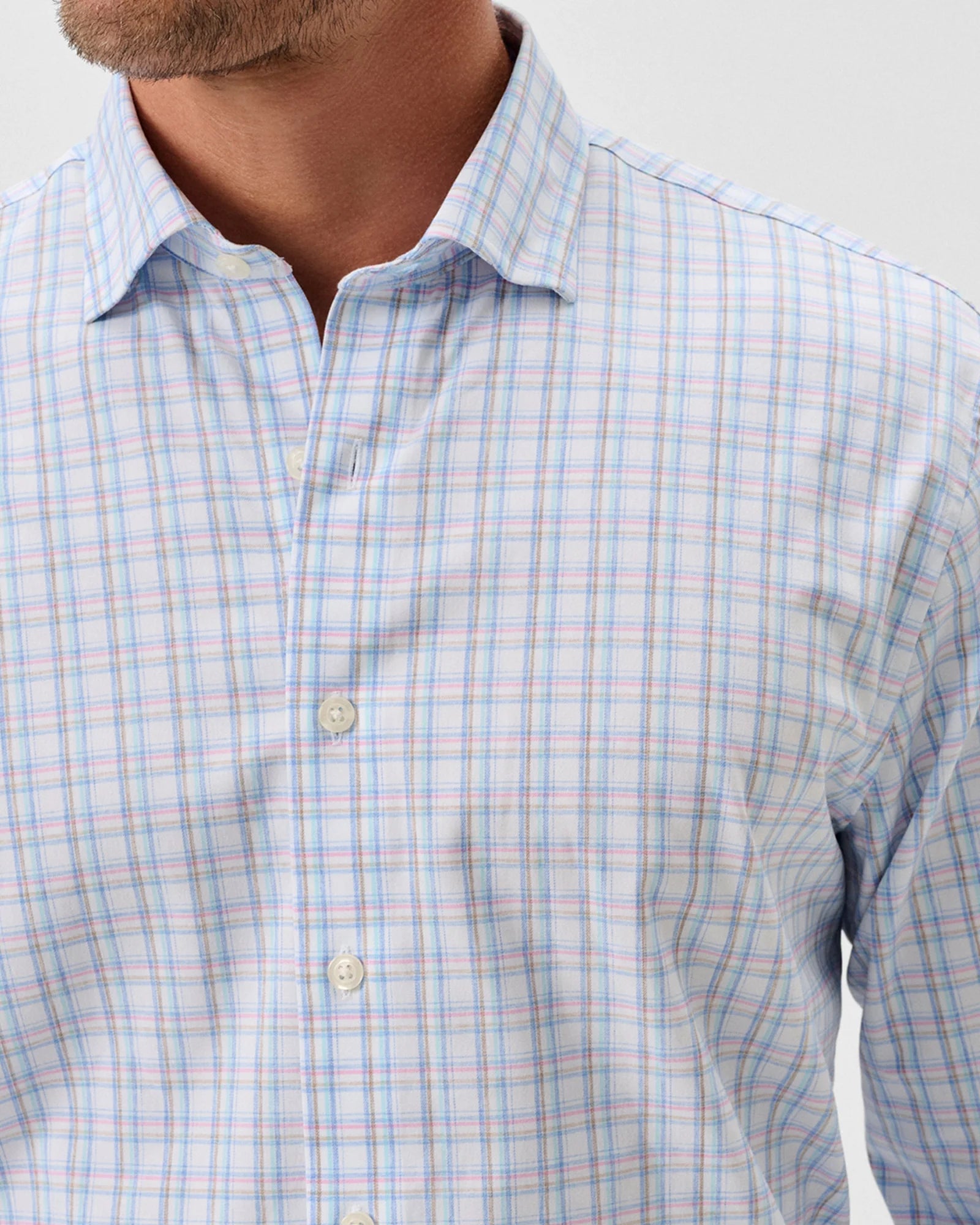 Johnnie-O Everyday Performance Button Down Shirt - Salvadore - White