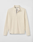 Johnnie-O Ransel Hidden Snap Pullover - Cream