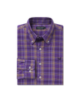 Southern Marsh Benton Grid Dress Shirt - Purple