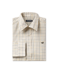Southern Marsh Chateau Windowpane Dress Shirt - Oatmeal & Stone