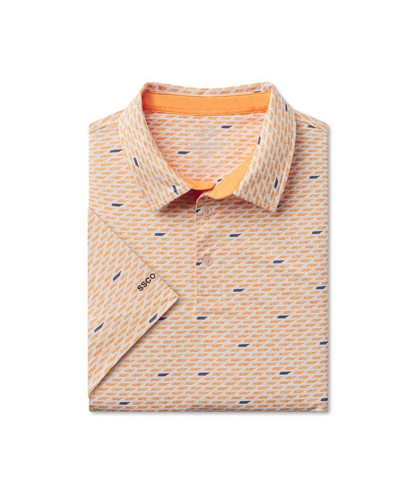 Southern Shirt Co. Kickoff Camo MotionTech Polo SS - Orange Out Camo
