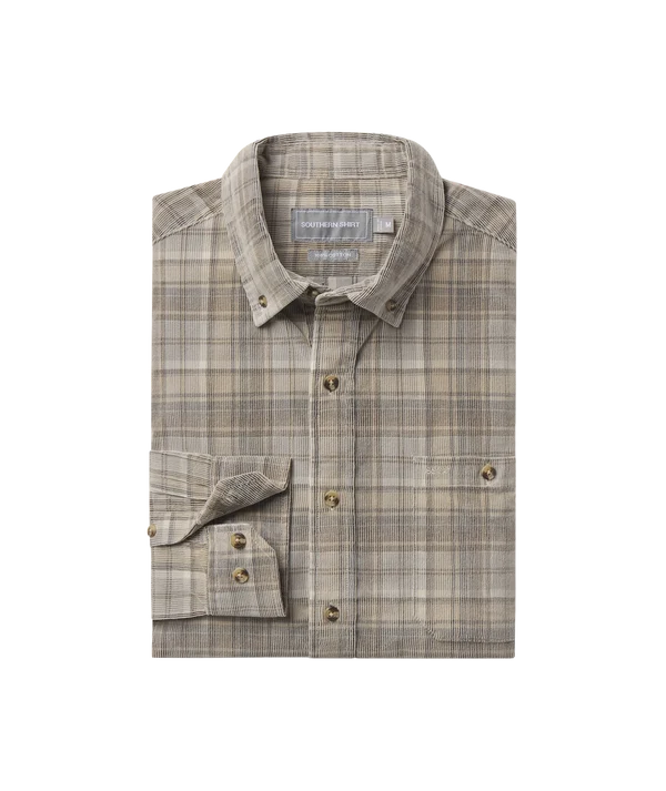 Southern Shirt Co. Braxton Lightweight Cord Flannel - Hillside