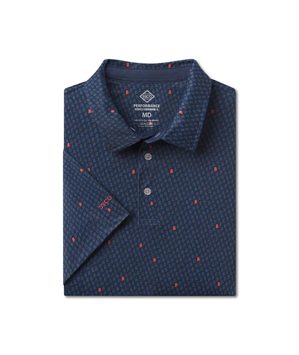 Southern Shirt Co. Kickoff Camo MotionTech Polo SS - Plainsman Camo