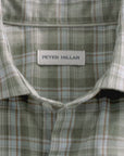 Peter Millar Whitecap Performance Flannel Sport Shirt - Basil