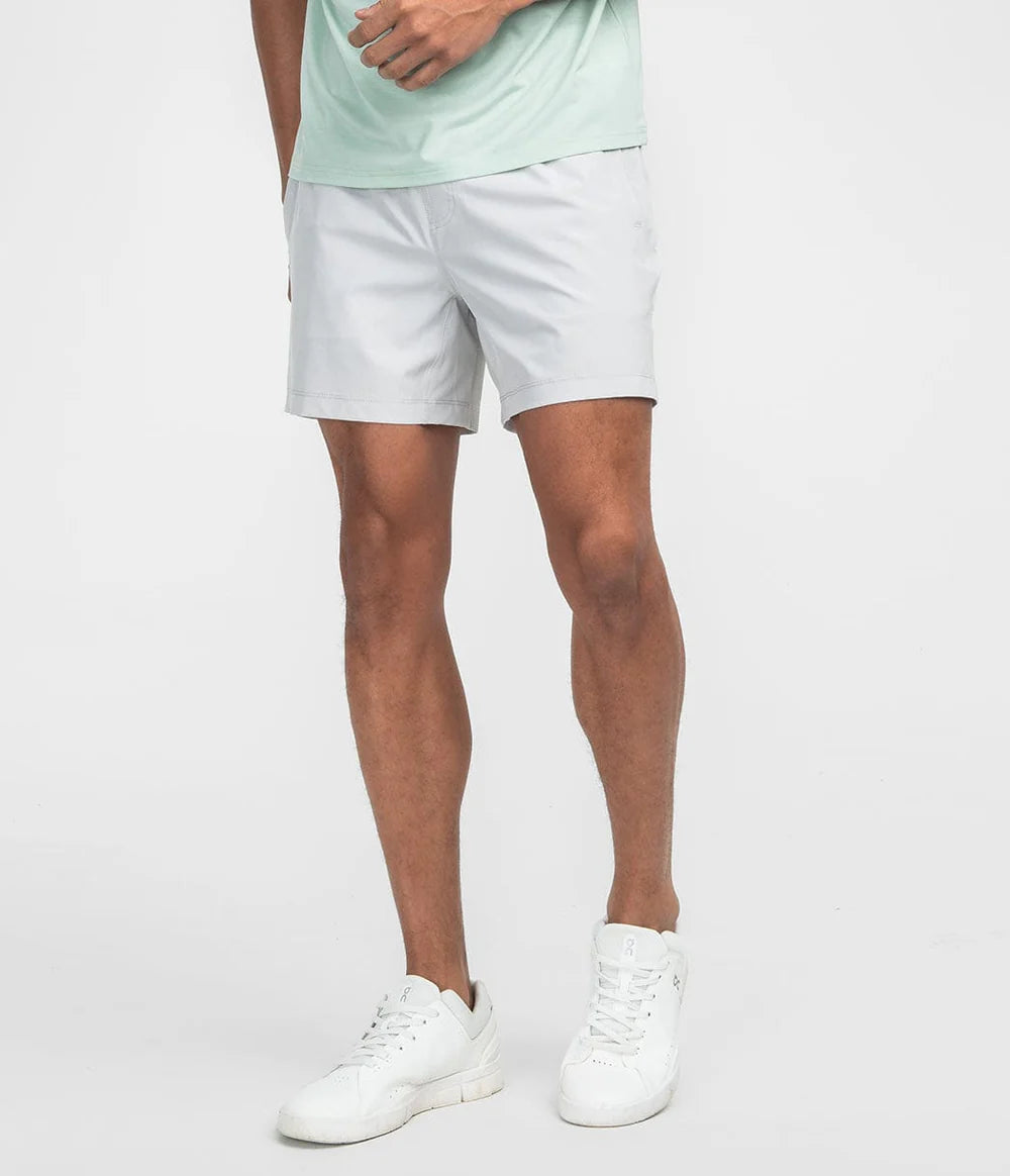 Southern Shirt Co. Everyday Hybrid Short With Belt Loops (5.5&quot; inseam) - Cloud