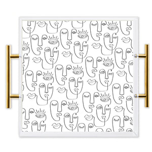 Two Faced Large Tray